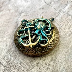 Steampunk Octopus Locket